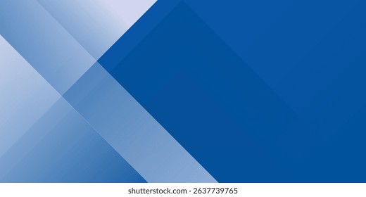Abstract bacgkround blue and white gradient. Modern blue abstract rectangle box lines background for presentation design, banner, brocure, and business card