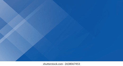 Abstract bacgkround blue and white gradient. Modern blue abstract rectangle box lines background for presentation design, banner, brocure, and business card