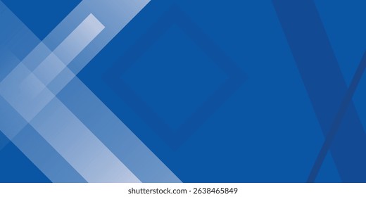 Abstract bacgkround blue and white gradient. Modern blue abstract rectangle box lines background for presentation design, banner, brocure, and business card