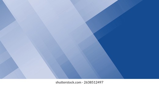 Abstract bacgkround blue and white gradient. Modern blue abstract rectangle box lines background for presentation design, banner, brocure, and business card vector illustration