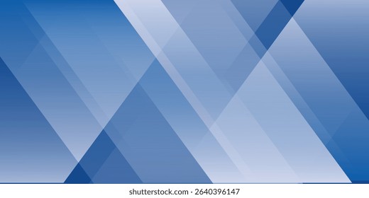 Abstract bacgkround blue and white gradient. Modern blue abstract rectangle box lines background for presentation design, banner, brocure, and business card