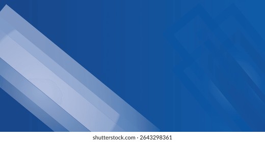 Abstract bacgkround blue and white gradient. Modern blue abstract rectangle box lines background for presentation design, banner, brocure, and business card