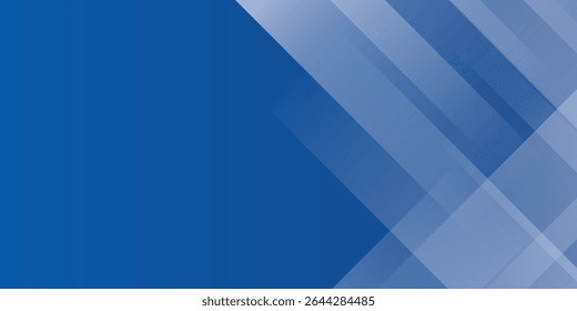 Abstract bacgkround blue and white gradient. Modern blue abstract rectangle box lines background for presentation design, banner, brocure, and business card