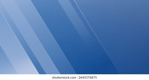 Fundo abstrato gradiente azul e branco. Fundo de linhas de caixa de retângulo abstrato azul moderno para design de apresentação, banner,