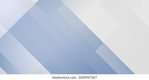 Abstrakter Hintergrund mit blauem und weißem Farbverlauf. Modernes blaues abstraktes Rechteck, Rahmenlinien, Hintergrund für Präsentationsdesign, Banner, Broschüre und Visitenkarte eps 10