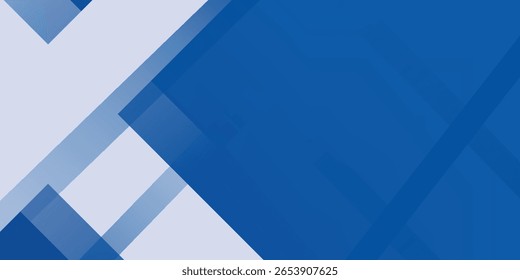 Fondo Abstractas degradado azul y blanco. Fondo abstracto azul moderno de las líneas de la caja del rectángulo para el diseño de la presentación, el Anuncio, el brocure, y la tarjeta de visita