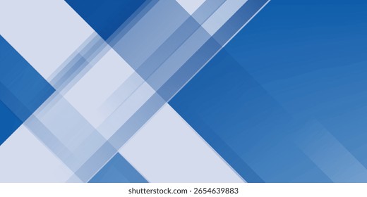 Abstract bacgkround blue and white gradient. Modern blue abstract rectangle box lines background for presentation design, banner, brocure, and business card