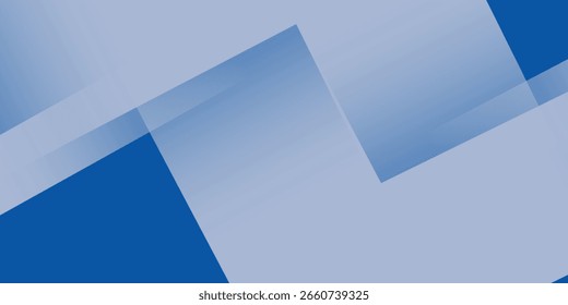 Abstrakter Hintergrund mit blauem und weißem Farbverlauf. Modernes blaues abstraktes Rechteck, Rahmenlinien, Hintergrund für Präsentationsdesign, Banner, Broschüre und Visitenkarte
