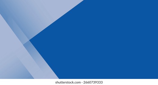 Abstrakter Hintergrund mit blauem und weißem Farbverlauf. Modernes blaues abstraktes Rechteck, Rahmenlinien, Hintergrund für Präsentationsdesign, Banner, Broschüre und Visitenkarte

