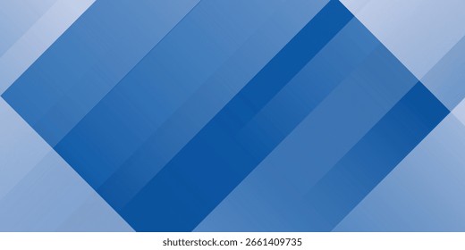 Abstract bacgkround blue and white gradient. Modern blue abstract rectangle box lines background for presentation design, banner, brocure, and business card