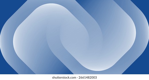 Fundo abstrato gradiente azul e branco. Fundo de linhas de caixa de retângulo abstrato azul moderno para design de apresentação, banner, broca e cartão de visita
