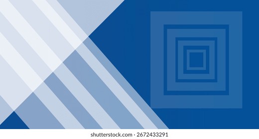 Fondo Abstractas degradado azul y blanco. Fondo abstracto azul moderno de las líneas de la caja del rectángulo para el diseño de la presentación, Anuncio,