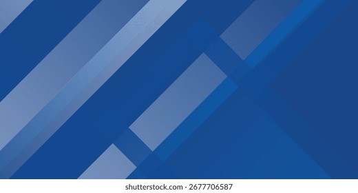 Abstract bacgkround blue and white gradient. Modern blue abstract rectangle box lines background for presentation design, banner, brocure.