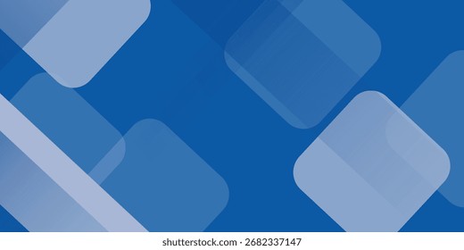 Fundo abstrato gradiente azul e branco. Fundo de linhas de caixa de retângulo abstrato azul moderno para design de apresentação, banner, broca e cartão de visita