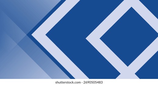 Abstract bacgkround blue and white gradient. Modern blue abstract rectangle box lines background for presentation design, banner, brocure, and business card