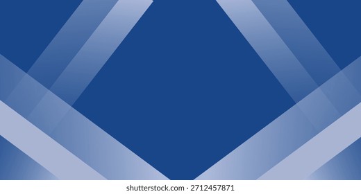 Fundo abstrato gradiente azul e branco. Fundo de linhas de caixa de retângulo abstrato azul moderno para design de apresentação, banner, broca e cartão de visita


