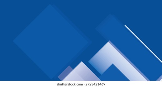 Fondo Abstractas degradado azul y blanco. Fondo abstracto azul moderno de las líneas de la caja del rectángulo para el diseño de la presentación, el Anuncio, el brocure, y la tarjeta de visita