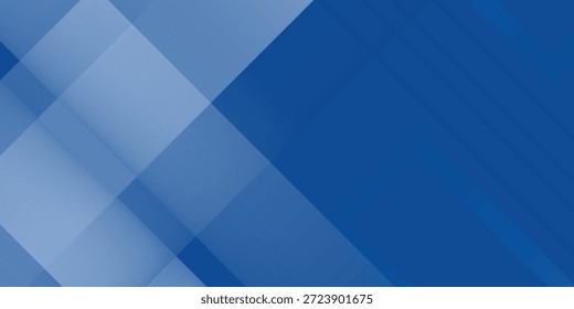 Abstrakter Hintergrund mit blauem und weißem Farbverlauf. Modernes blaues abstraktes Rechteck, Rahmenlinien, Hintergrund für Präsentationsdesign, Banner, Broschüre und Visitenkarte