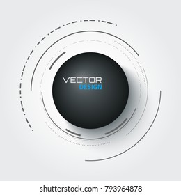 Abstract bacgkround with circles. Vector design element.