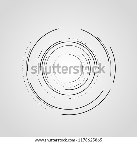 Abstract bacgkround with circles. Vector design element.