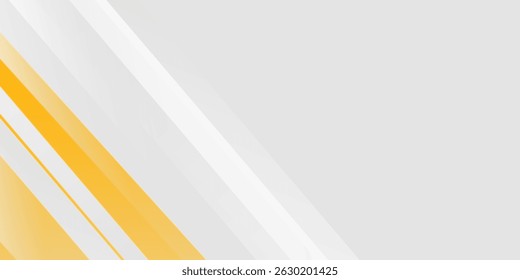 Abstract bacgkround white and yellow gradient. Modern white abstract rectangle box lines background for presentation design, banner, brocure, and business
