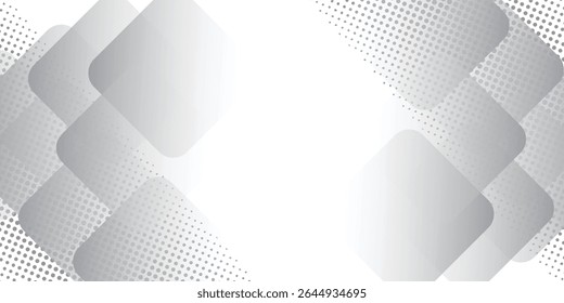 Abstract bacground. halftone dots background, Modern pattern design. Technology geometric style vector illustration. Business futuristic template. Digital creative banner. Art tech wallpaper.