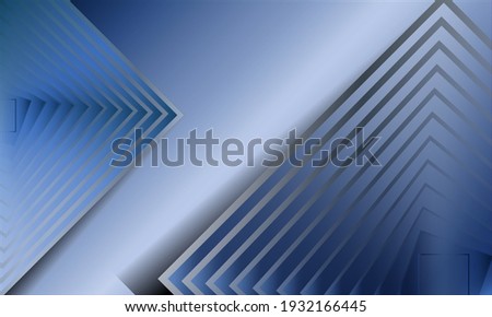 abstract bacground rectangle luxury blue line gradient vector illustration  light blue background