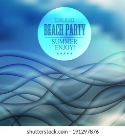 Abstract  bacground. Waves background. Geometrical lines illustration