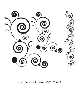 abstract back design