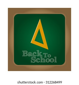 Abstract Back to school background with ruler