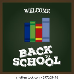 Abstract back to the school background with some special objects