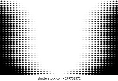 Abstract back and white background in dot style.