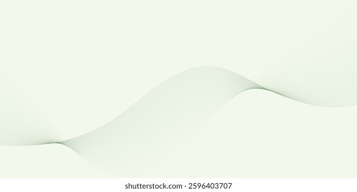 Abstract backdrop with colorful wave gradient lines on white background. Vector illustration.Wave with lines created using blend tool.