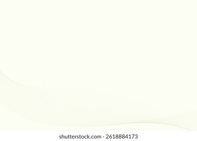 Abstract backdrop with colorful wave gradient lines on white background. Vector illustration.Wave with lines created using blend tool.