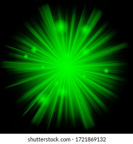 abstract backdrop green and dark radial lines background