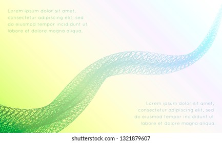 abstract backdrop pattern with wave, flow, ascending motion vector graphic