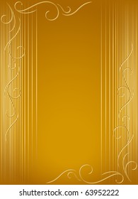 Abstract backdrop with swirly decorations