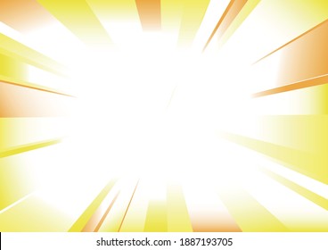 Abstract backdrop yellow radial lines background.
