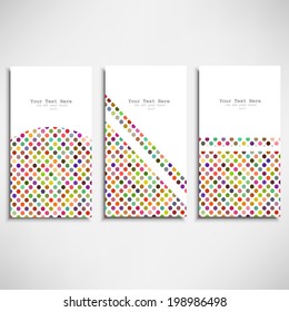 Abstract backdrop.Colorful banner design template. Brand, visualization, corporate business set. Identity Design Template.