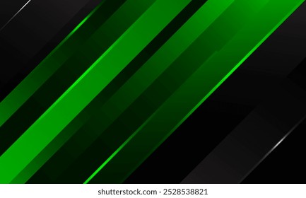 Plano de fundo abstrato com sobreposição do plano de fundo da camada verde. Ilustração vetorial