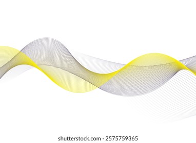 Abstract backgrond,yellow and purple  line wave effect abstarct background line.shape.vector.eps 10