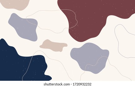 Abstract backgroud texture vector illustration. Concept of modern, minimal  and simple style with free form, line and color. To print on surface, fabric or paper.
