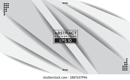 Abstract Backgroun with paper cut style. For landing page, cover, card and vector Illustration