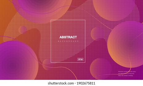 Abstrakter Hintergrund. Wahnsinn. Kreative geometrische Tapete. Trendfarbene Formen Zusammensetzung.  , Farbverlauf, fließend, 3D, dynamische Hintergrundform. .Eps10 Vektor.