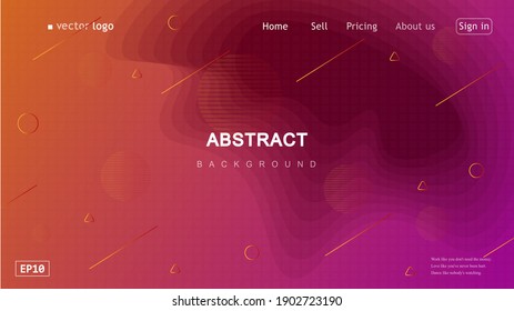 Abstract backgroun. wayy. Creative geometric wallpaper. Trendy gradient shapes composition.  , gradient, flowing, 3d, dynamic background shape. .Eps10 vector.