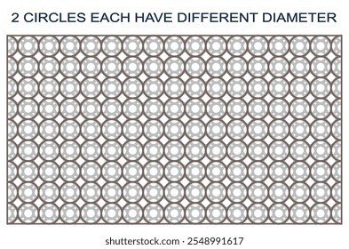 Abstract background 1920 : 1080 created by grouping 2 circles each have different diamater.