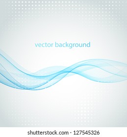 Abstract Smooth Color Wave Vector Set. Curve Flow Blue Smoke Motion  Illustration Royalty Free SVG, Cliparts, Vectors, and Stock Illustration.  Image 47823014.