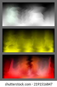 Abstract background, 3 colors with fire concept which is smooth and soft looking. can be used as a wallpaper or background for your project