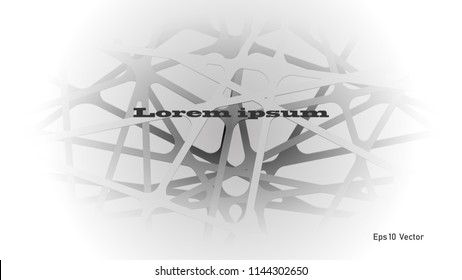 Abstract background 3 D Graphics paper