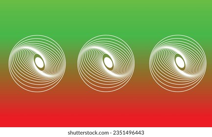 abstract background with 3d circle yellow papercut layer vector design